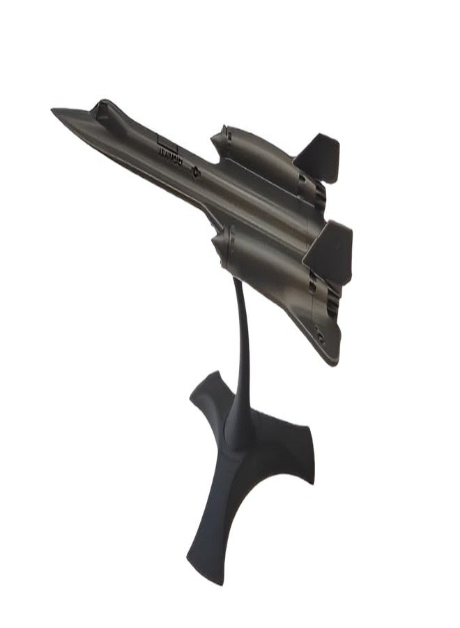 3D CRAFT SR-71 Blackbird Aircraft Display Model, Matte Black, Collectible Desktop Scale Model with Stand - Image 1